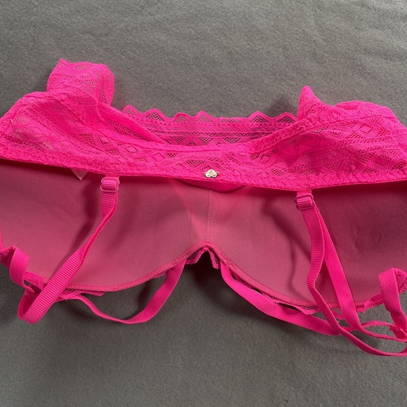 VS Pink neon pink bralette size S - Picture 2 of 3